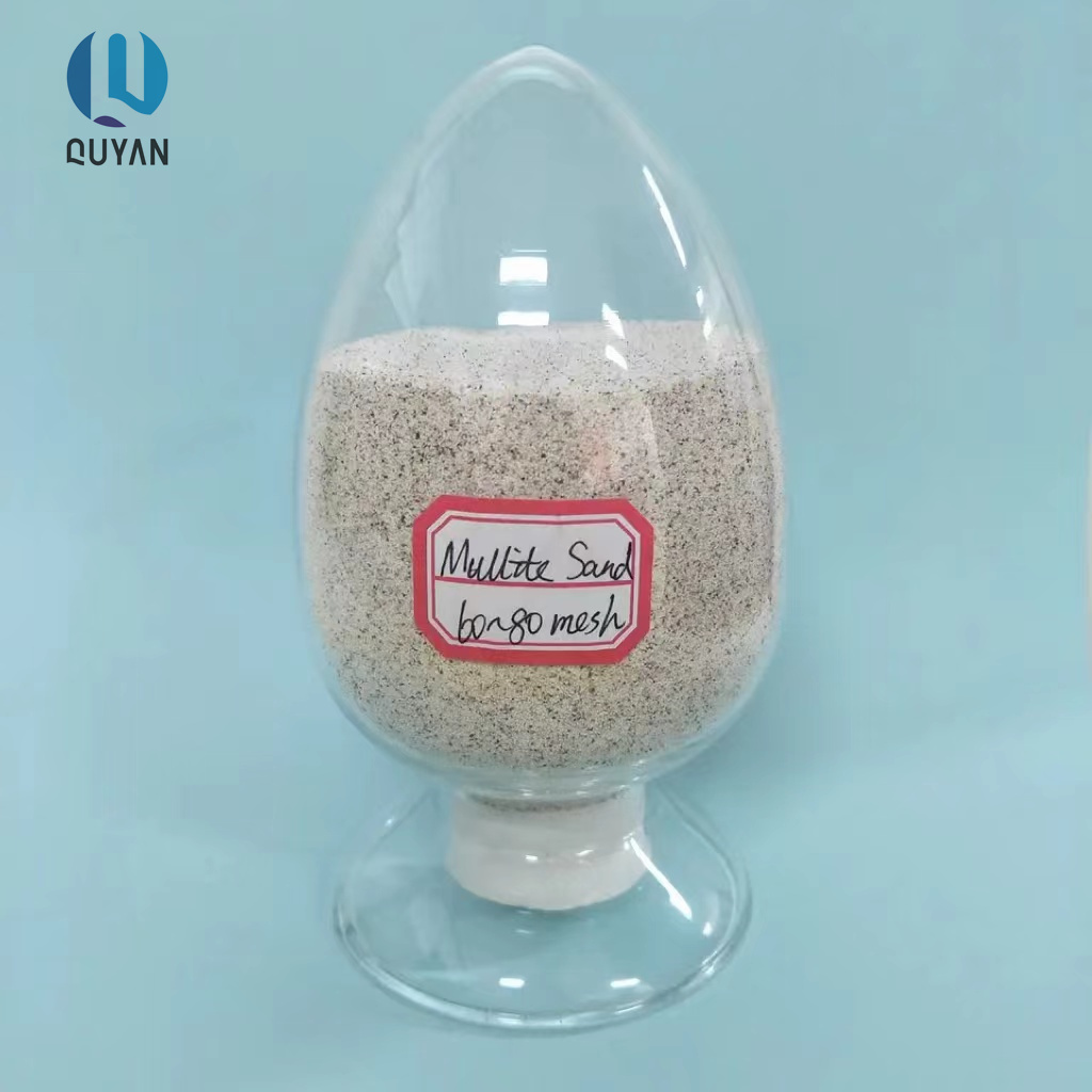 ผงทรายมัลไลท์ความบริสุทธิ์สูง ผงทรายมัลไลท์ Chamotte ทนไฟ